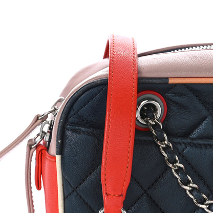 Chanel Calfskin Quilted Cuba Camera Bag Black Multicolor 12 of 17