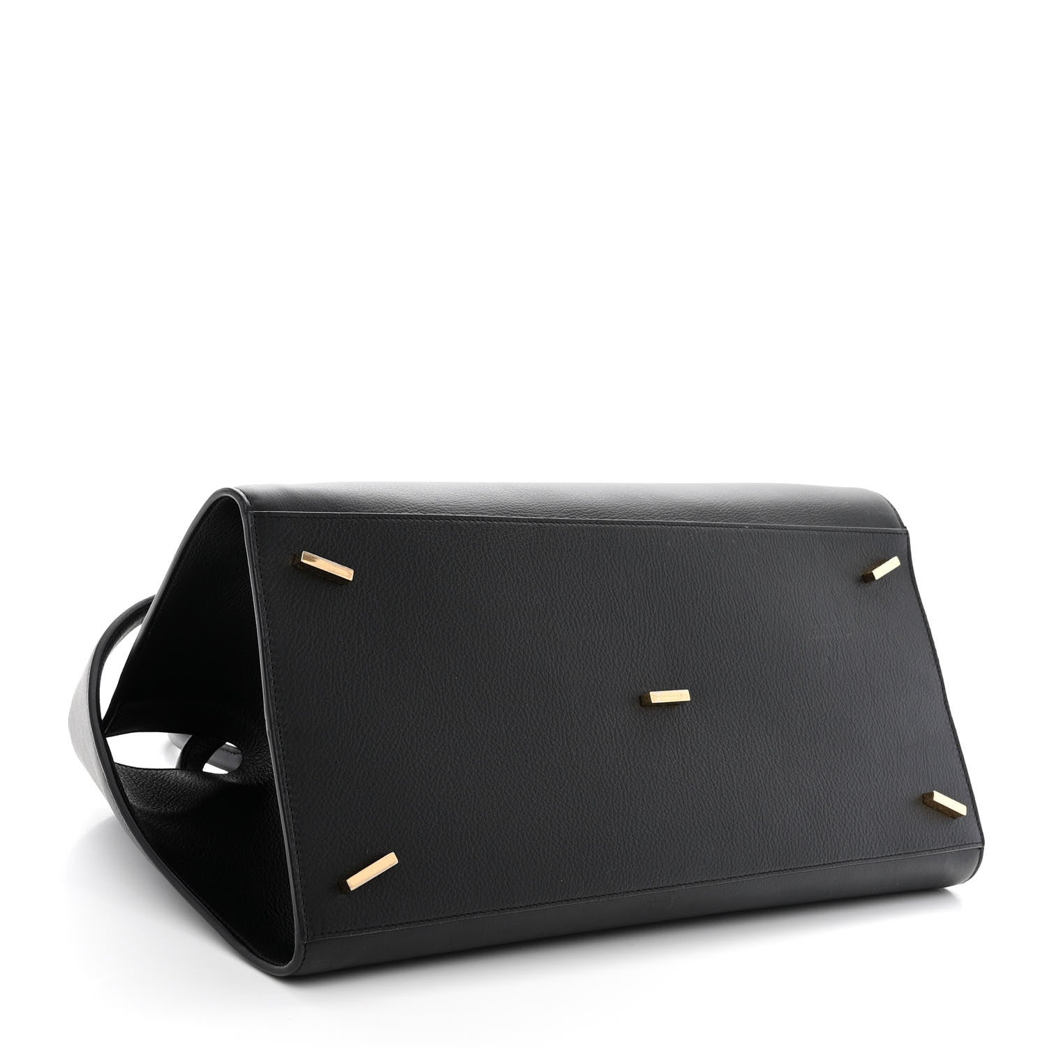 Salvatore Ferragamo Calfskin Medium Hug Bag Black 4 of 10