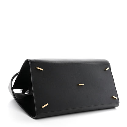 Salvatore Ferragamo Calfskin Medium Hug Bag Black 4 of 10