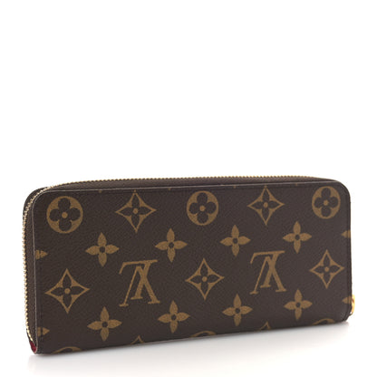 Louis Vuitton Monogram Clemence Wallet Fuchsia 3 of 9