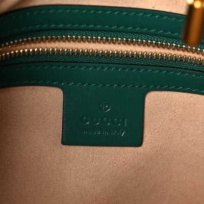 Gucci Boarded Dyana Lux Calfskin Small Jackie 1961 Hobo Emerald 6 of 11