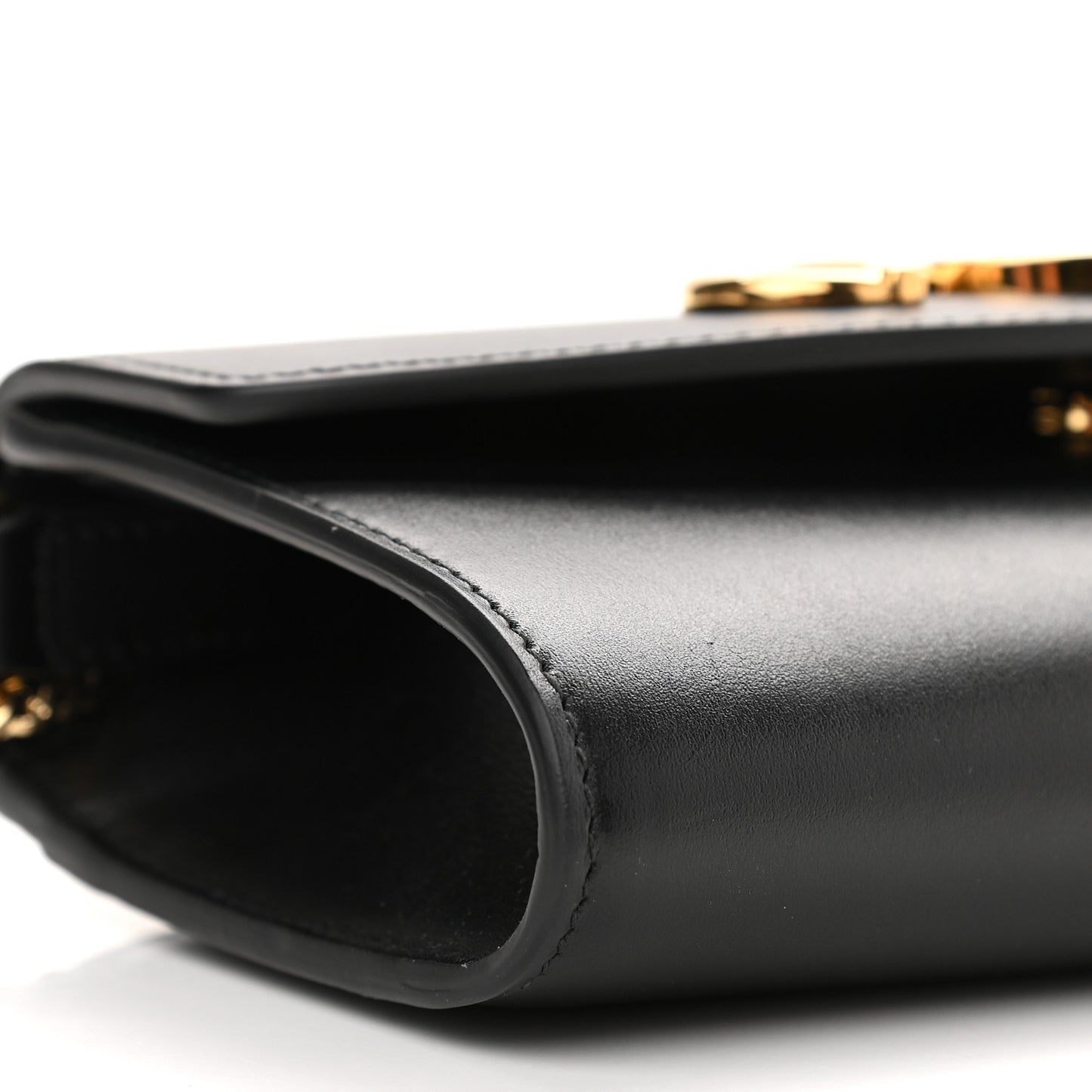 Smooth Calfskin Mini Zumi Shoulder Bag Black