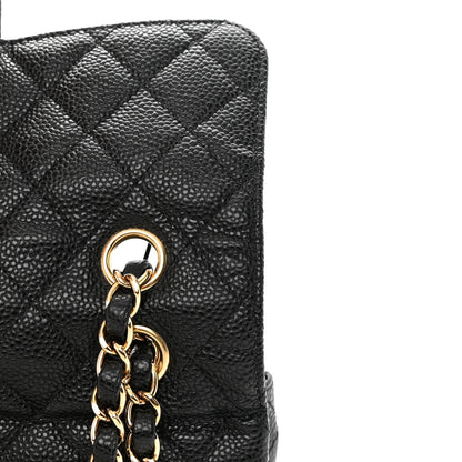 Chanel Caviar Quilted Small Double Flap Black 14 of 17