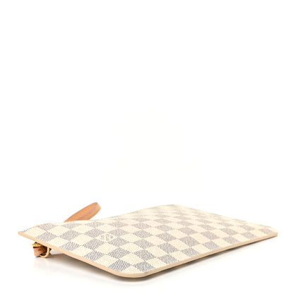 Louis Vuitton Damier Azur Neverfull MM GM Pochette 4 of 10