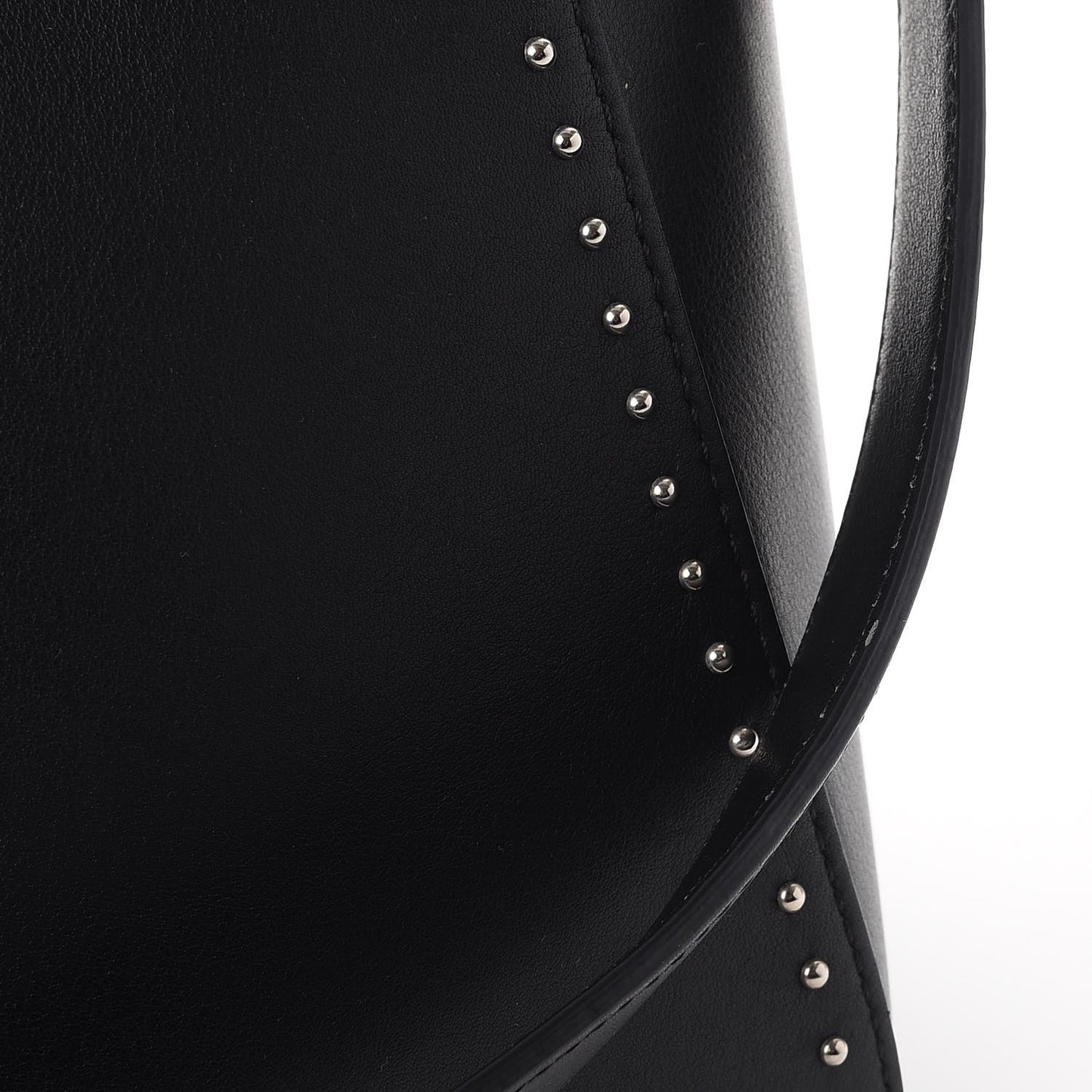 Calfskin Medium Studded Antigona Black