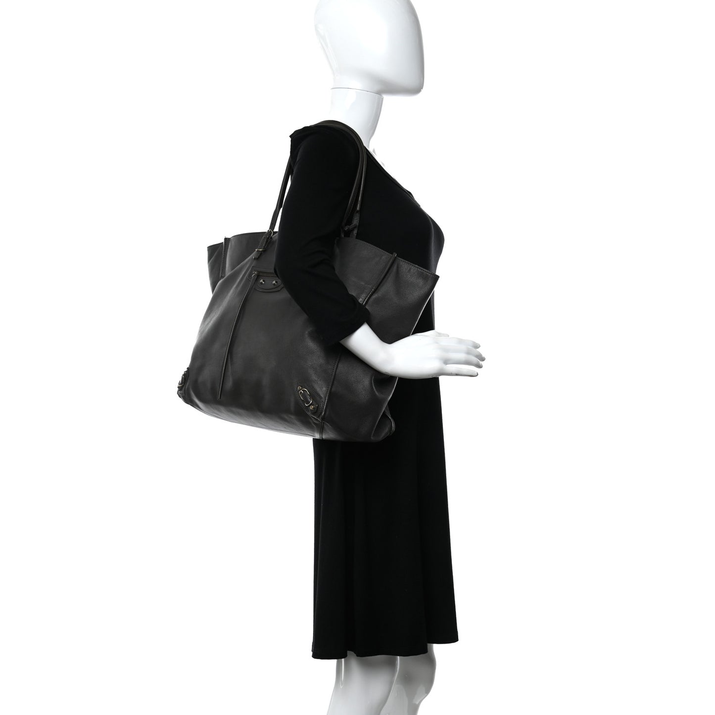 Veau Papier A4 Tote Coffee