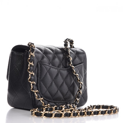 Chanel Caviar Quilted Mini Square Flap Black 3 of 8