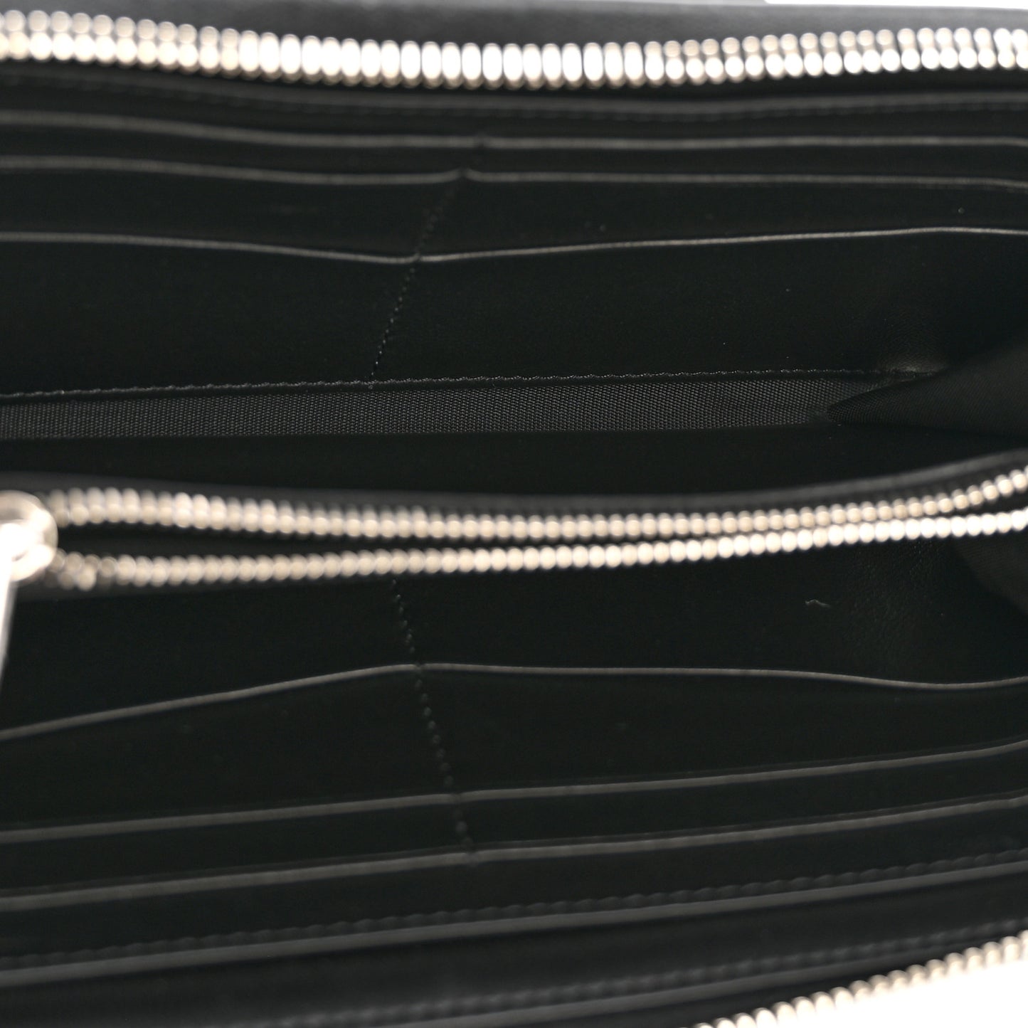 Box Calfskin Antigona Continental Zip Around Wallet Black