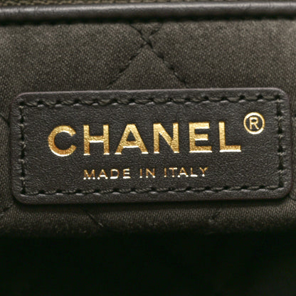 Chanel Metallic Shaded Calfskin Quilted Chanel 22 Bronze Black 8 of 10