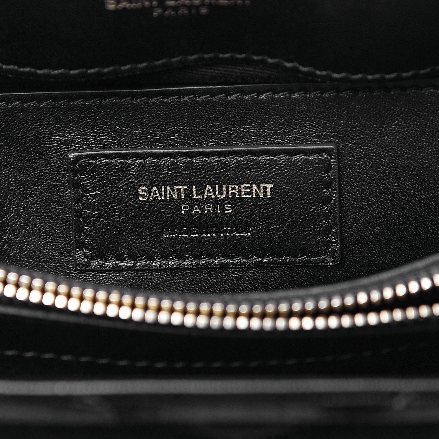 Saint Laurent Velvet Y Quilted Monogram Small Loulou Chain Satchel Black 6 of 9