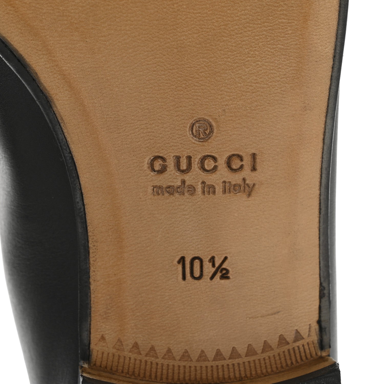Gucci Road Calfskin Mens Horsebit Loafers 10.5 Black 7 of 11