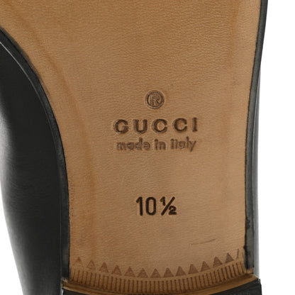 Gucci Road Calfskin Mens Horsebit Loafers 10.5 Black 7 of 11