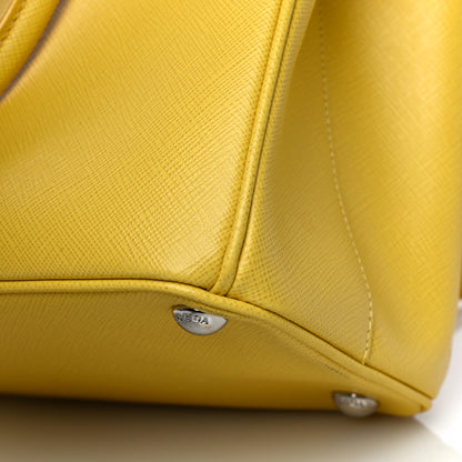 Prada Saffiano Small Galleria Double Zip Tote Soleil 10 of 12