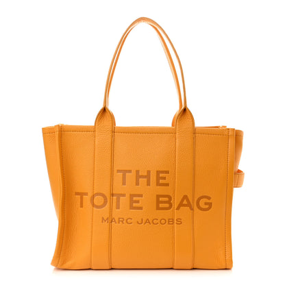 Marc Jacobs Grained Calfskin Large The Tote Bag Artisan Gold 1 of 10