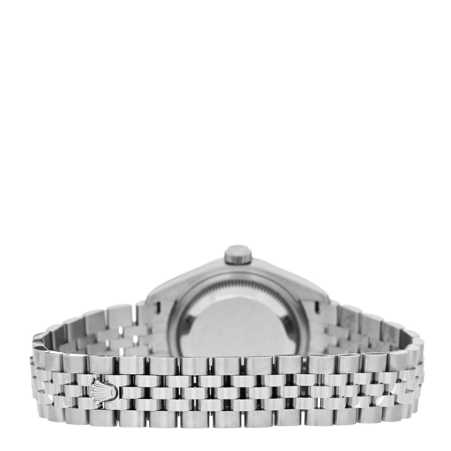 Stainless Steel 18K White Gold Diamond 28mm Oyster Perpetual Datejust Watch Dark Grey 279174