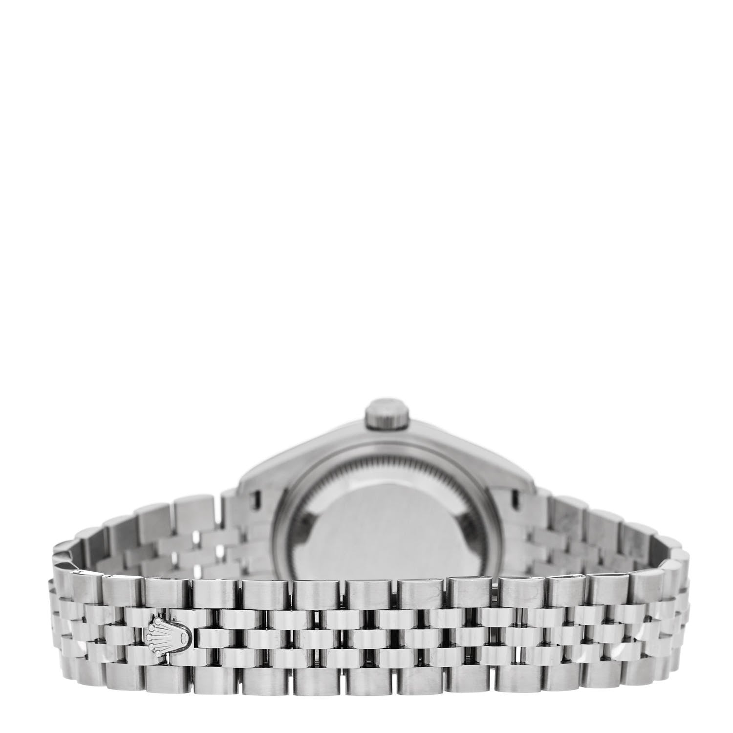 Rolex Stainless Steel 18K White Gold Diamond 28mm Oyster Perpetual Datejust Watch Dark Grey 279174 3 of 5