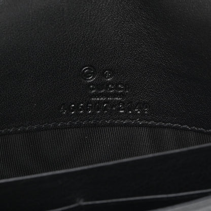 Gucci Microguccissima Crossbody Wallet Black 6 of 10