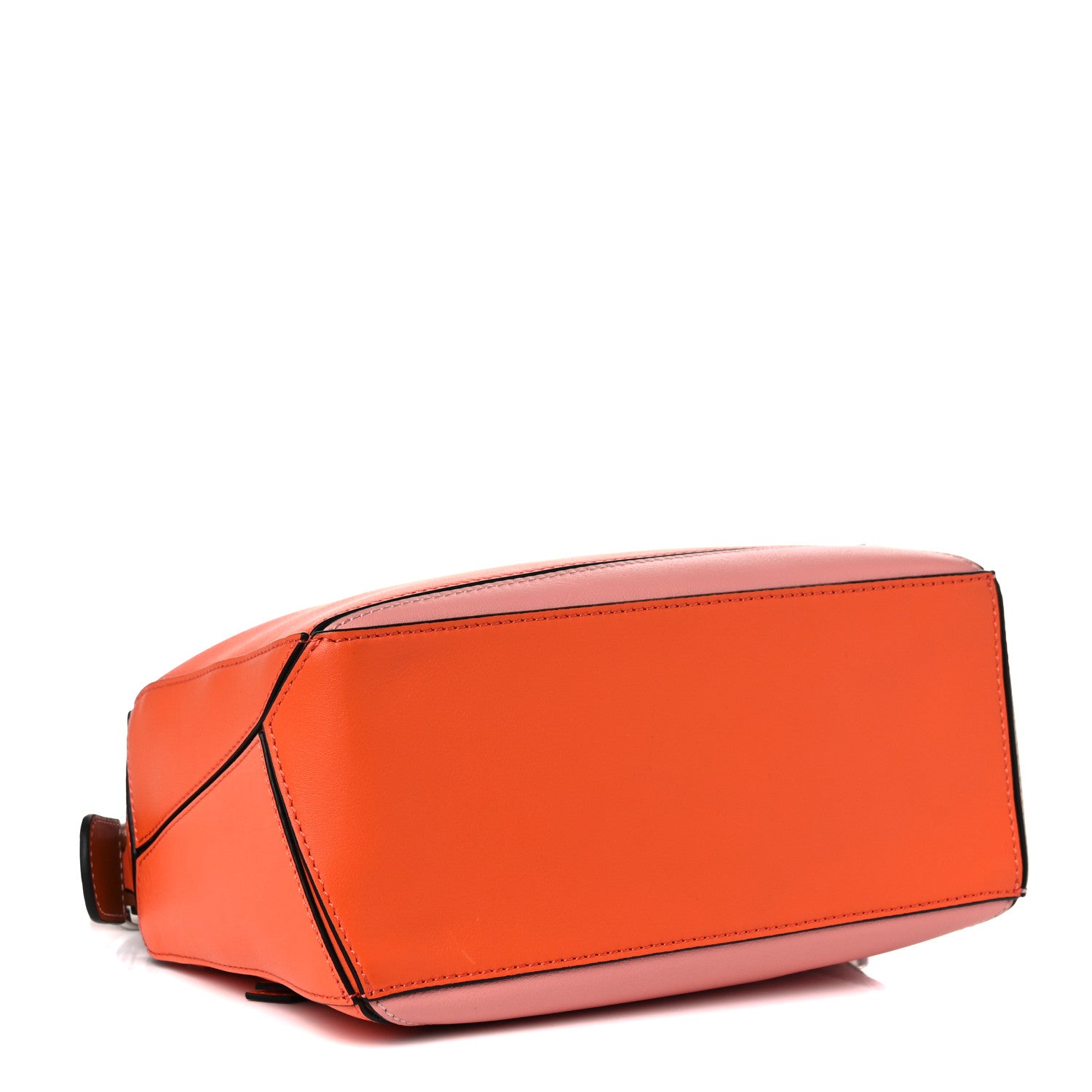 Loewe Calfskin Small Puzzle Bag Orange Tan Pink 4 of 13