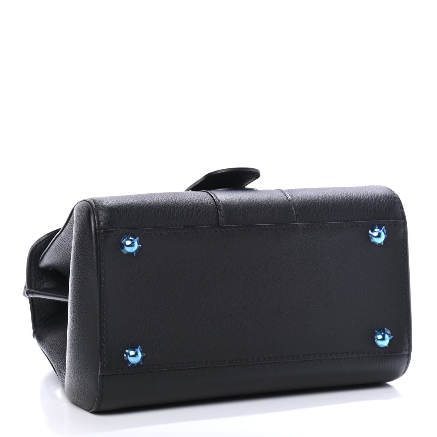 Delvaux Calfskin Mini Brillant Satchel Black 3 of 4