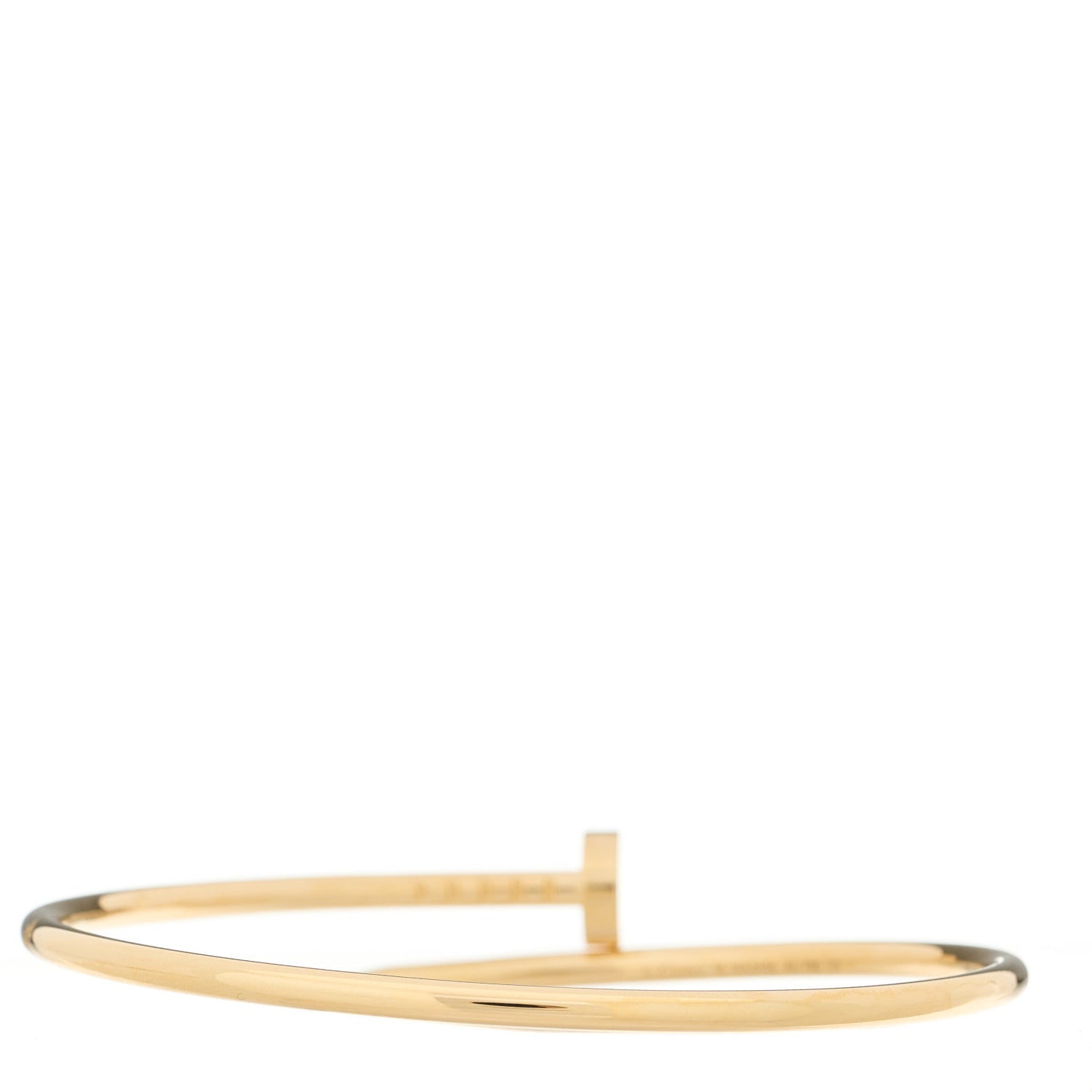 Cartier 18K Yellow Gold Small Juste Un Clou Bracelet 16 2 of 5