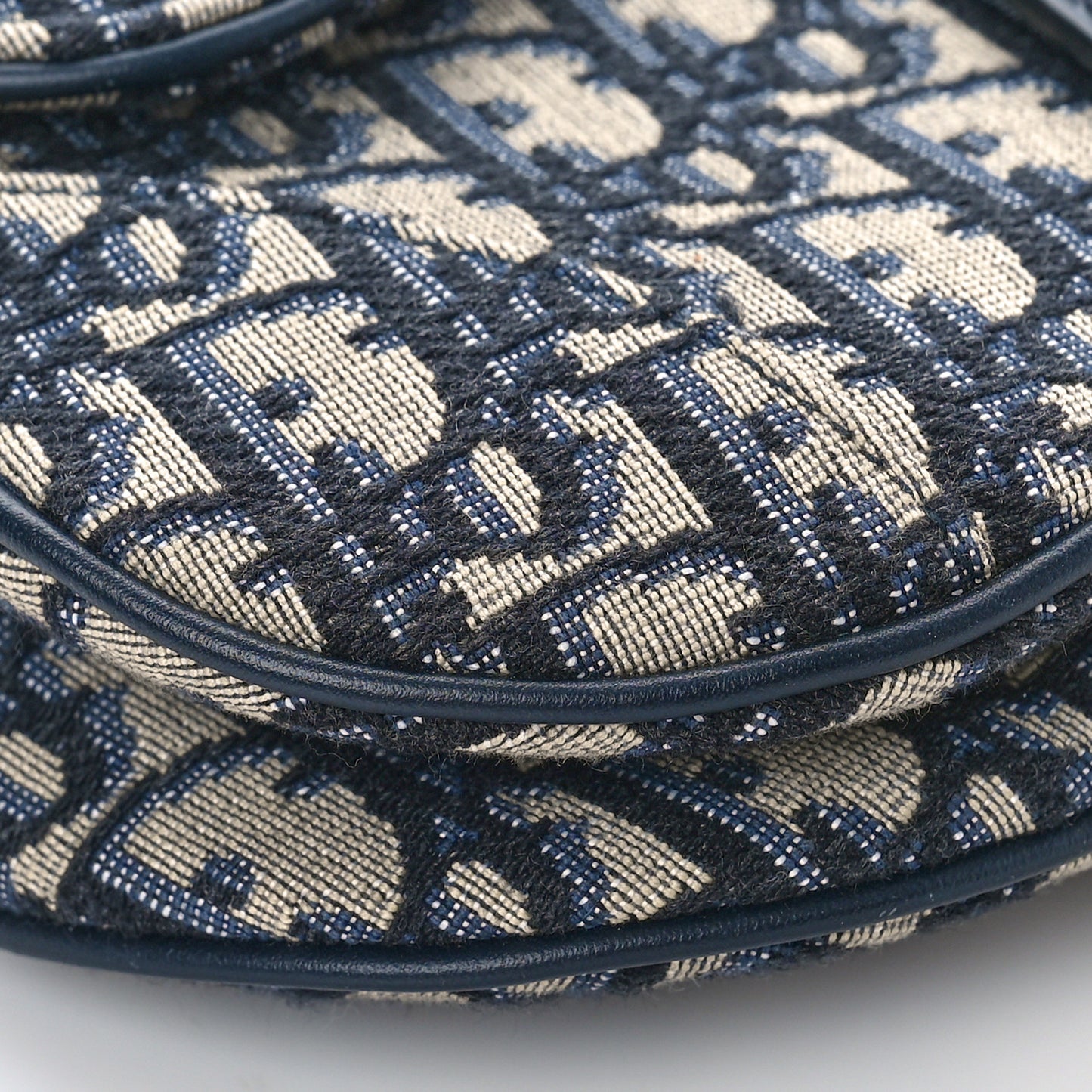 Oblique Mini Saddle Bag Blue
