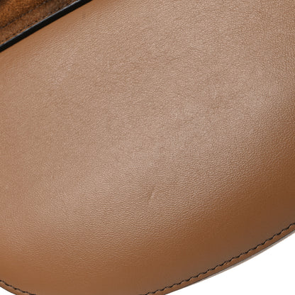 Chloe Suede Calfskin Quilted Drew Bijou Shoulder Bag Nut 12 of 16