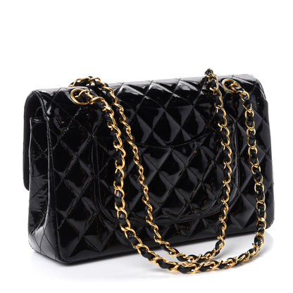 Chanel Patent Quilted Medium Double Flap Black 3 of 18