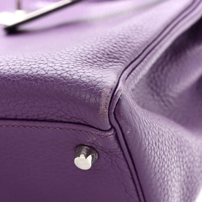 Hermes Taurillon Clemence Kelly Retourne 32 Ultraviolet 15 of 19