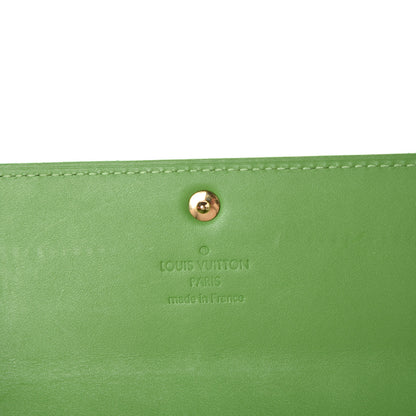 Louis Vuitton Vernis Sarah Wallet Vert Tonic 6 of 8