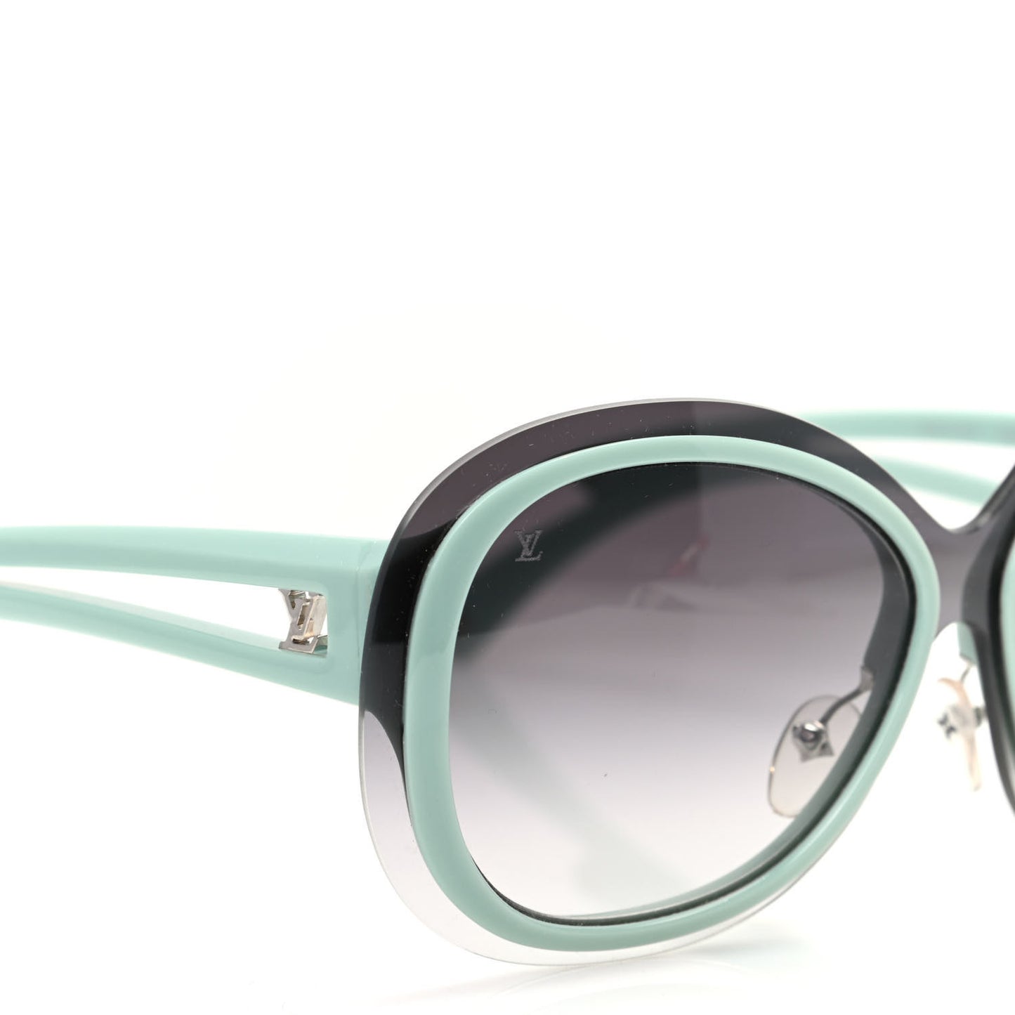 Acetate Two-Tone Frame Flore Sunglasses Z0452U Green