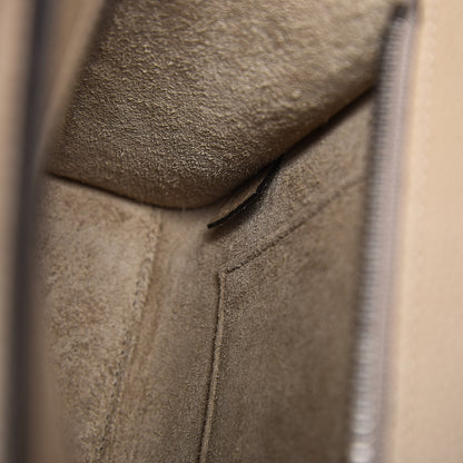 Celine Drummed Calfskin Nano Luggage Dune 9 of 9