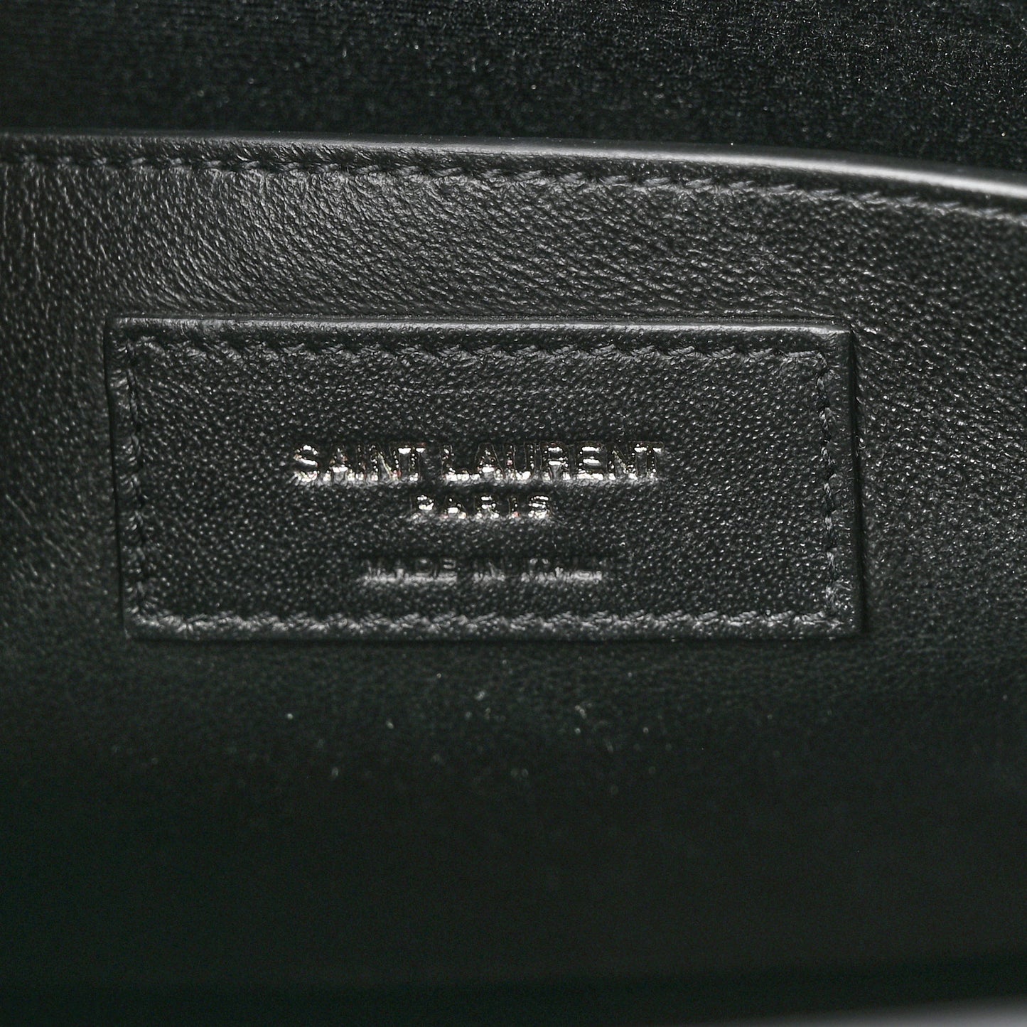 Shiny Calfskin Medium Uptown Tote Black
