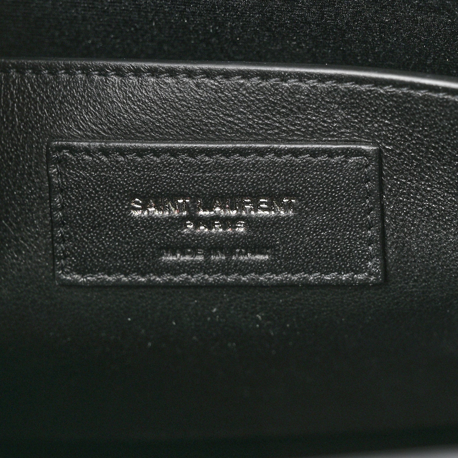 Saint Laurent Shiny Calfskin Medium Uptown Tote Black 7 of 12