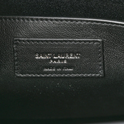 Saint Laurent Shiny Calfskin Medium Uptown Tote Black 7 of 12