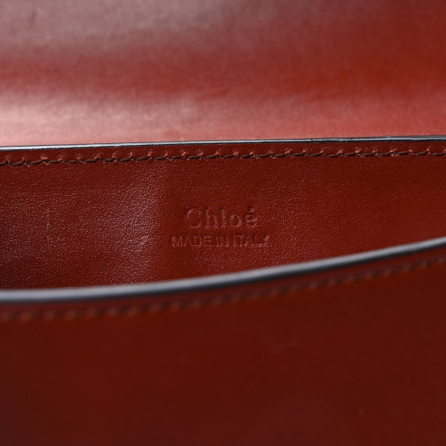 Calfskin Suede C Belt Bag Sepia Brown