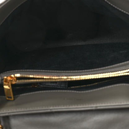 Saint Laurent Calfskin Y Quilted Monogram Medium Loulou Chain Satchel Asphalt 5 of 13