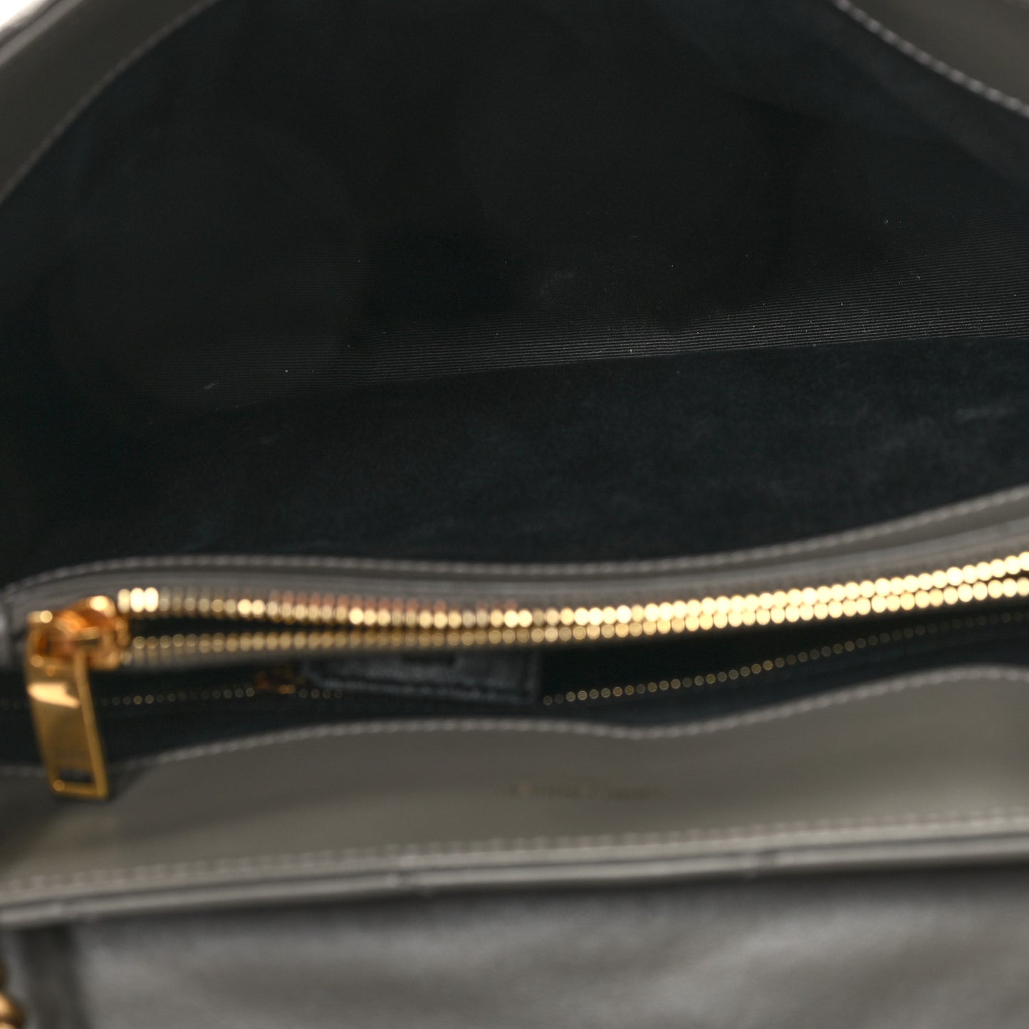 Calfskin Y Quilted Monogram Medium Loulou Chain Satchel Asphalt