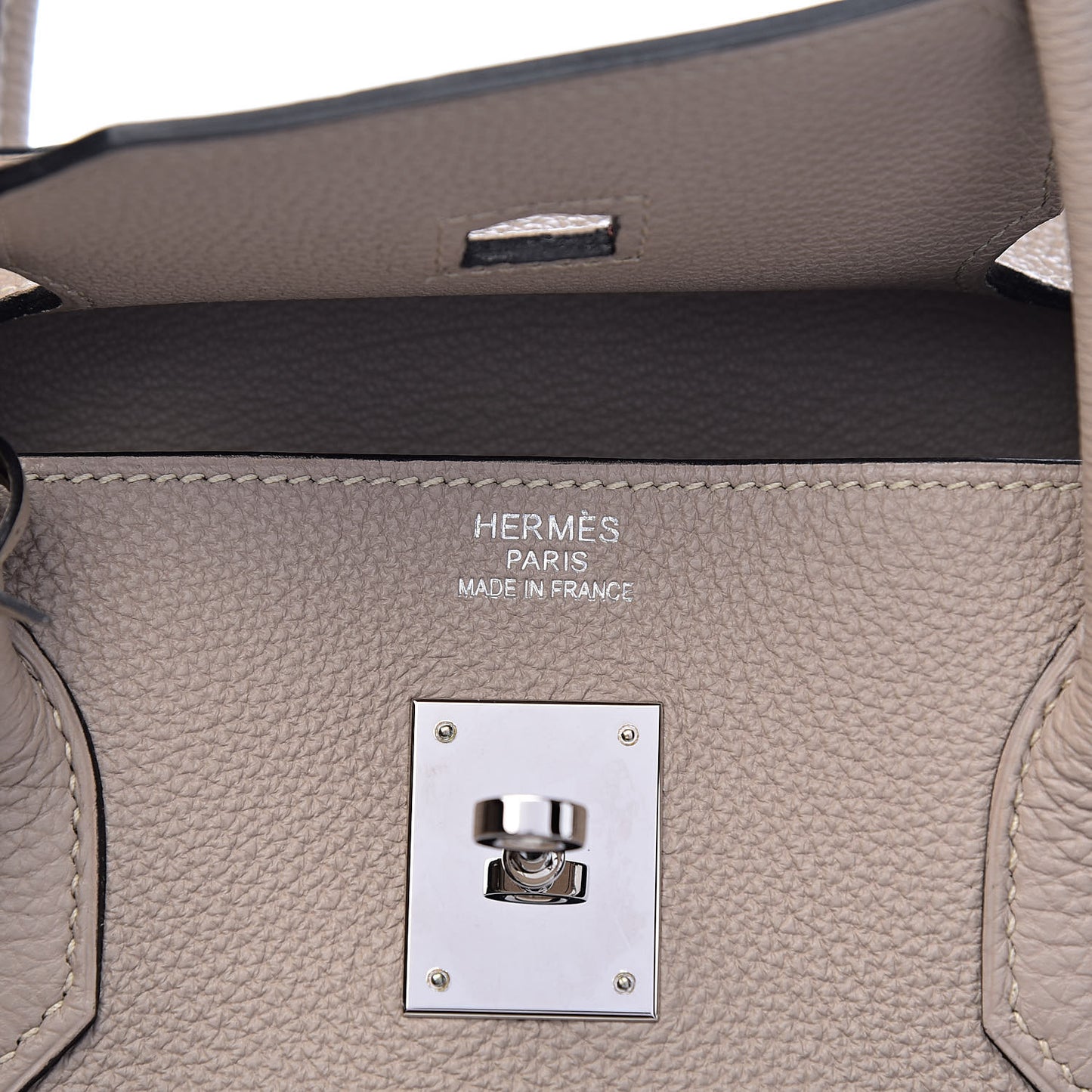 Togo Birkin 40 Gris Tourterelle