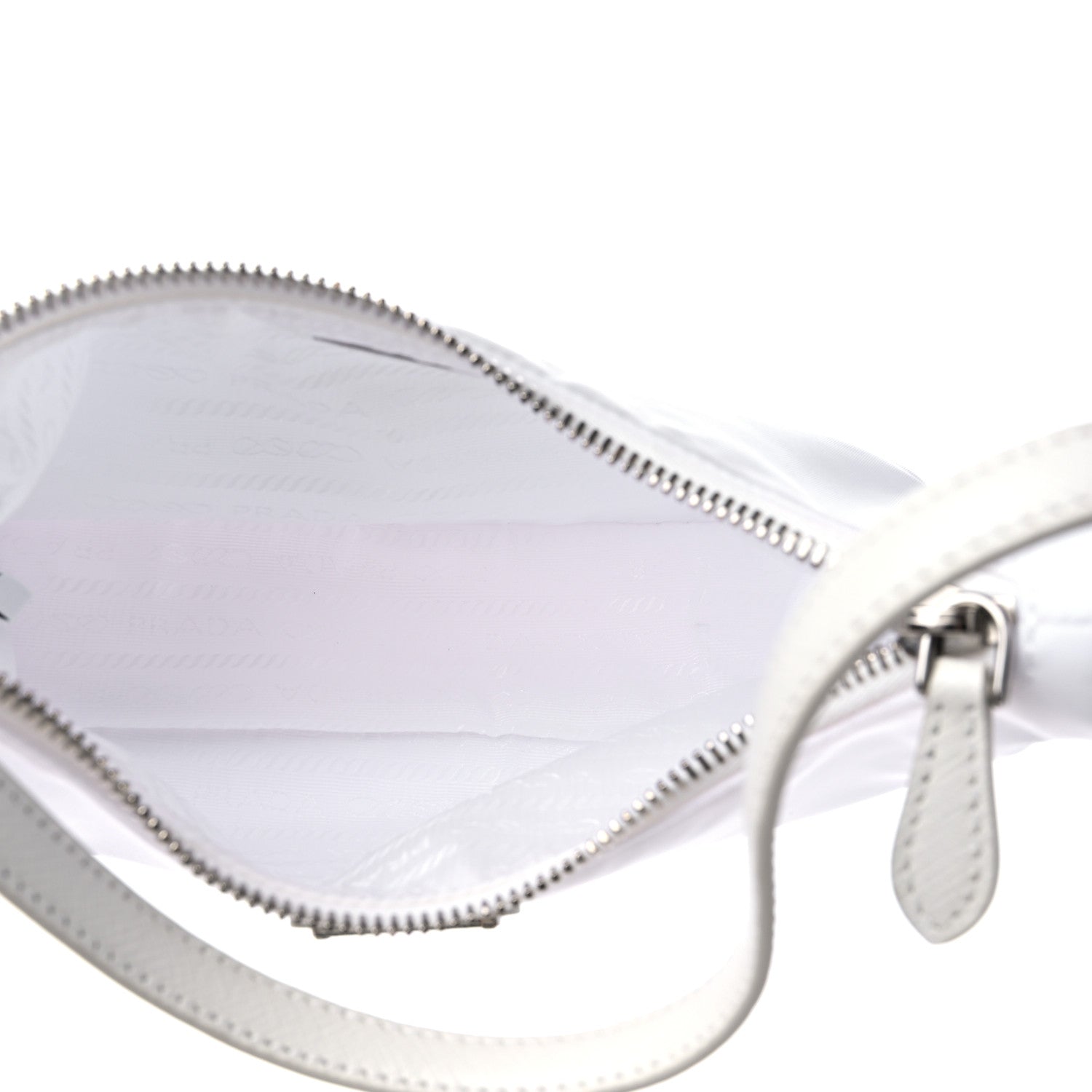 Prada Re-Nylon Saffiano Mini Re-Edition 2005 Bag White 5 of 9