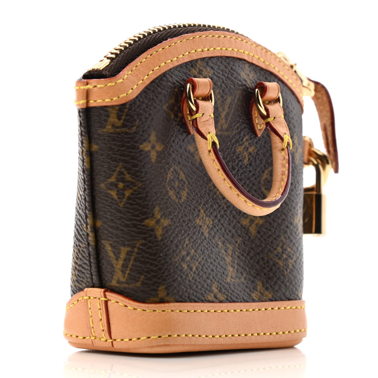 Louis Vuitton Mini Monogram Lockit Bag Charm 4 of 5