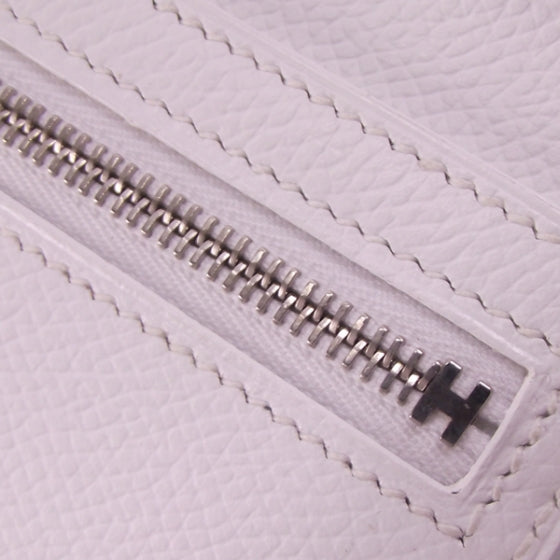 Epsom Leather Bearn Bi-Fold Wallet White