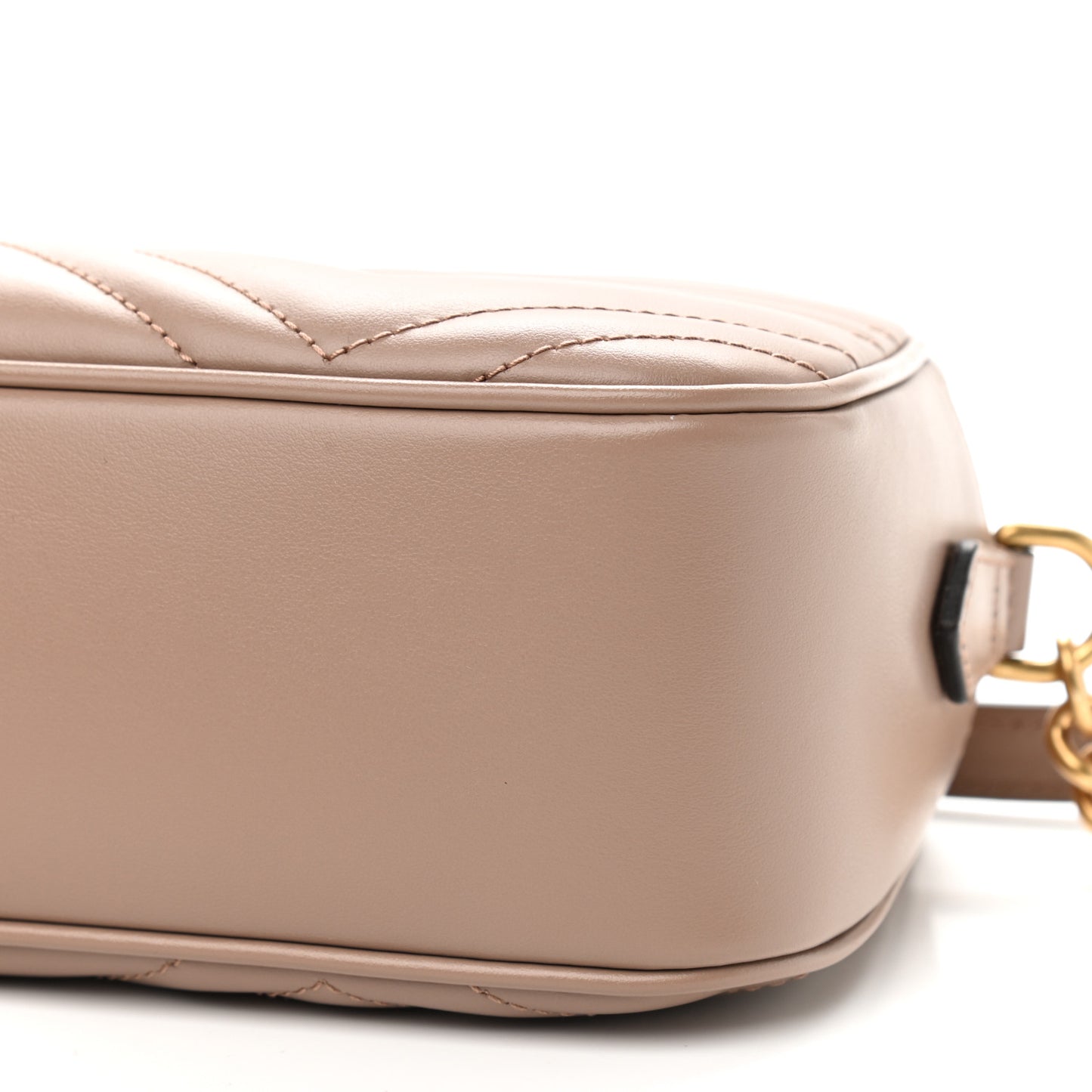 Calfskin Matelasse Small GG Marmont Chain Shoulder Bag Porcelain Rose