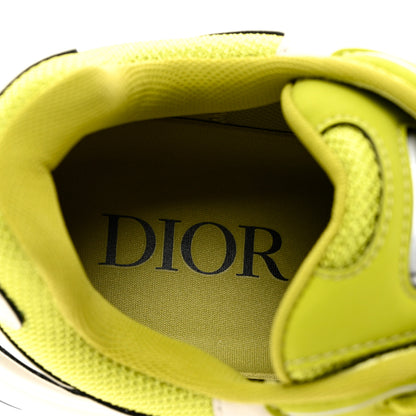 Christian Dior Technical Mesh Calfskin Mens B30 Sneakers 42 Green Grey 8 of 9