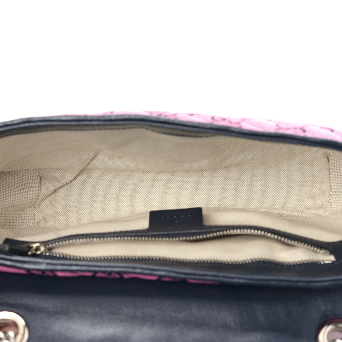 Monogram Multicolor Matelasse Diagonal Small GG Marmont Shoulder Bag Pink Blue