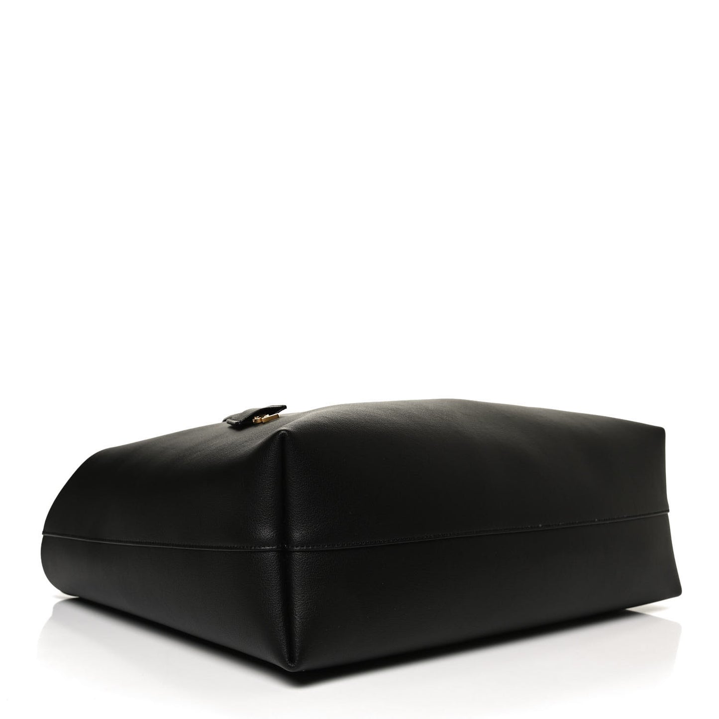 Calfskin Large Shopping Tote Black