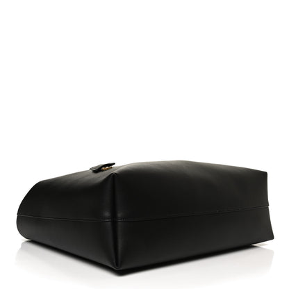 Saint Laurent Calfskin Large Shopping Tote Black 7 of 9