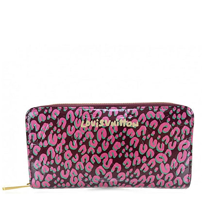 Louis Vuitton Leopard Zippy Wallet Rouge Fauviste 1 of 8