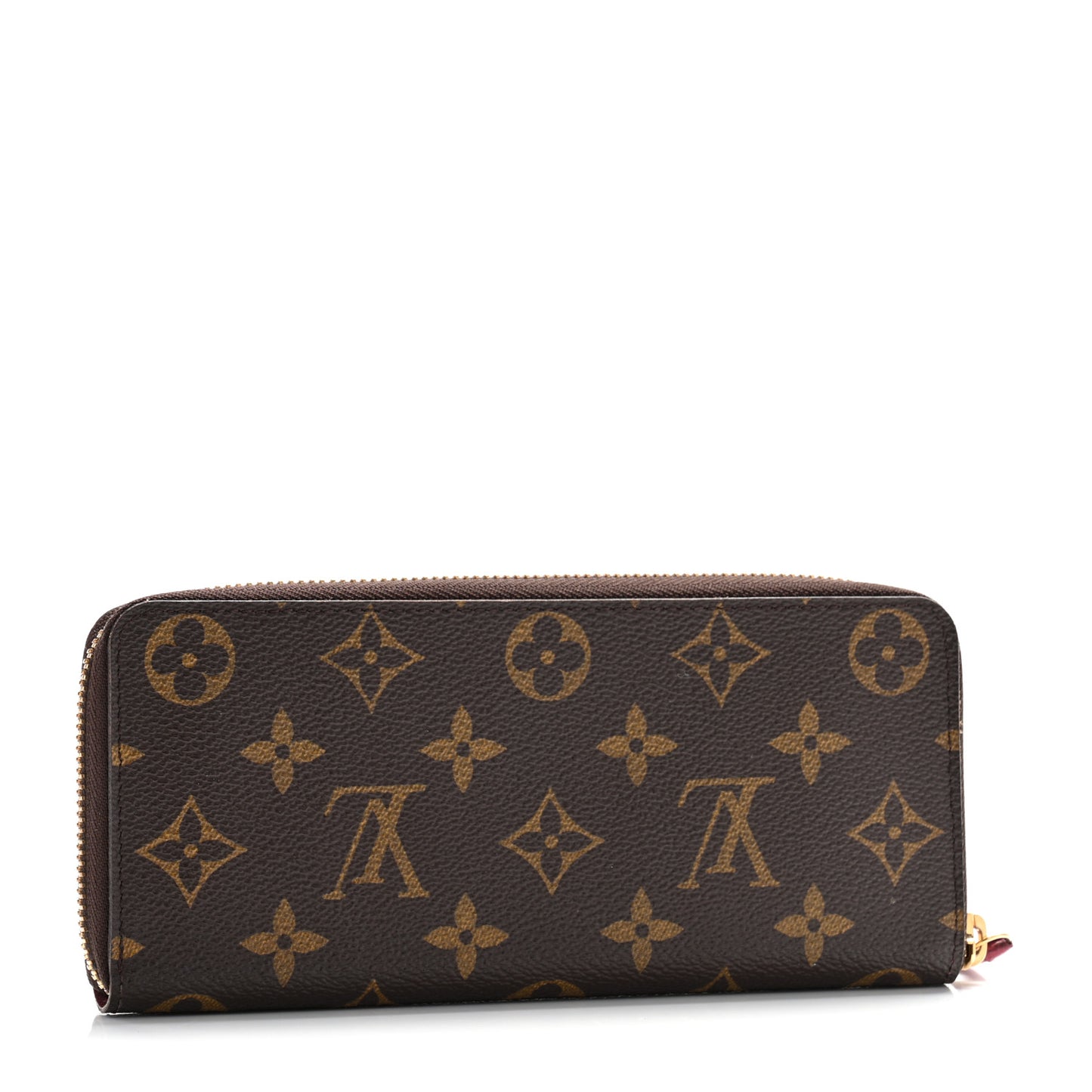 Monogram Clemence Wallet Fuchsia