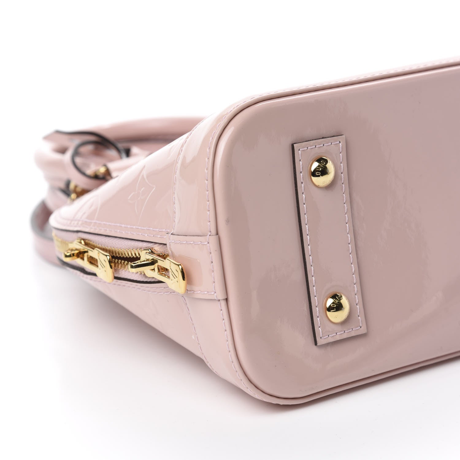 Louis Vuitton Vernis Alma BB Rose Ballerine 6 of 11