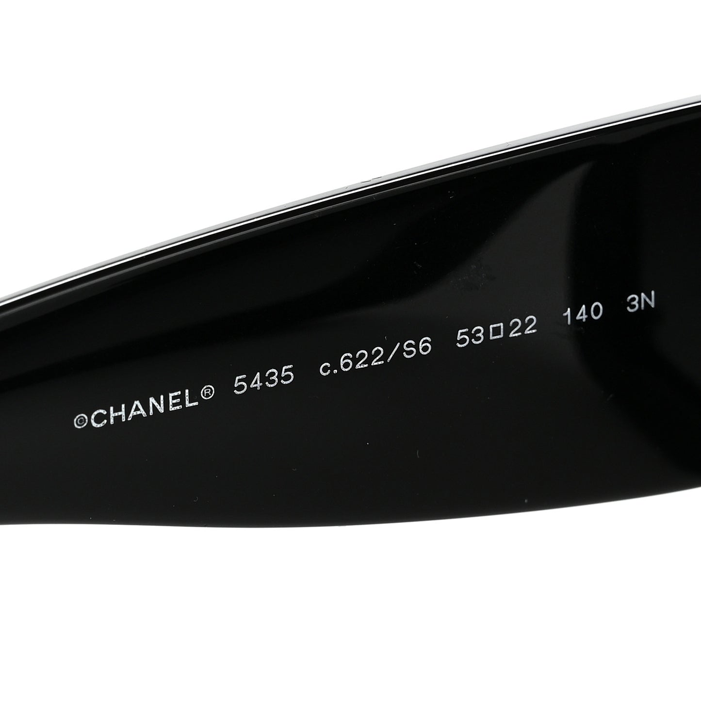 Acetate Rectangle Sunglasses 5435 Black